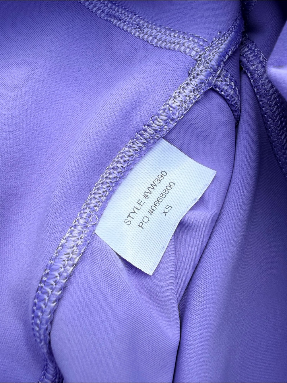 Vuori High-Rise Lavender Bike Shorts - Picture 4 of 4